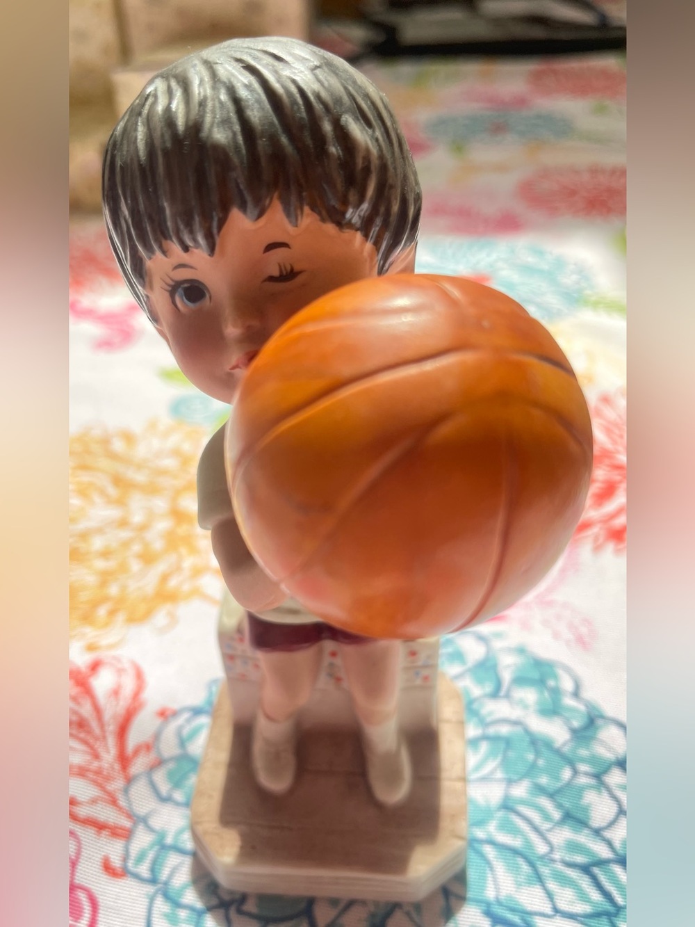 MOPPETS Straight Shooter Basketball Boy Figurine